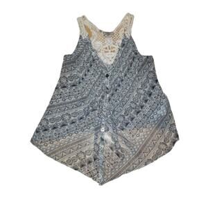 Guess Women's XS boho tank blouse